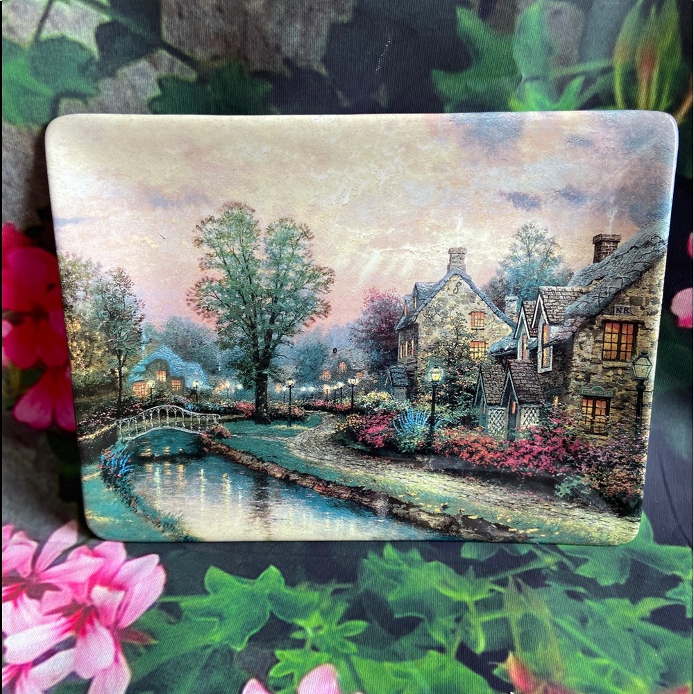 “Lamplight Lane” by Thomas Kinkade Plate